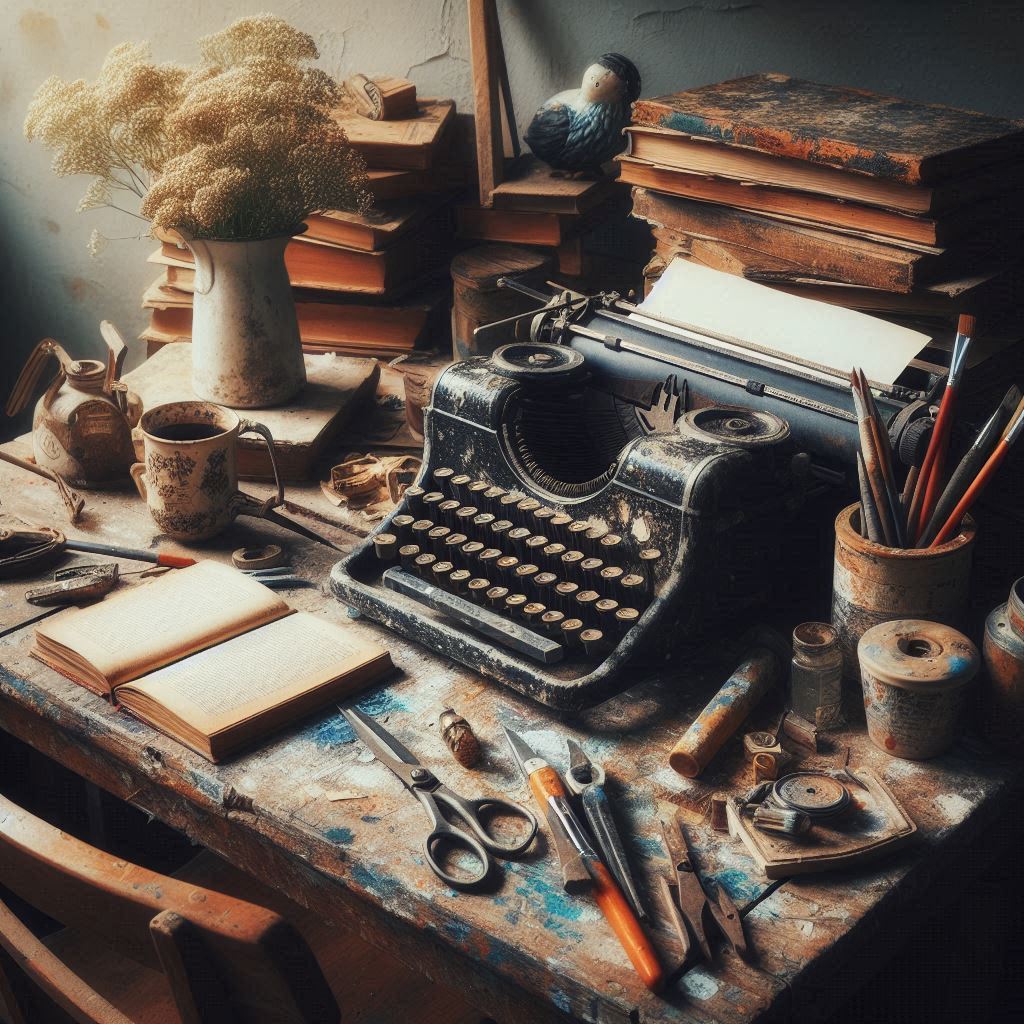 vintage project table.png